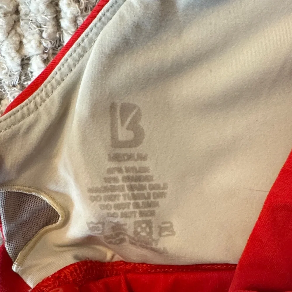Red BuffBunny Sports Bra Top - Picture 3 of 4